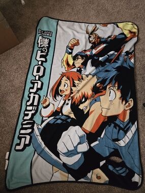 My Hero Academia Printed Fleece Throw Blanket - Multi